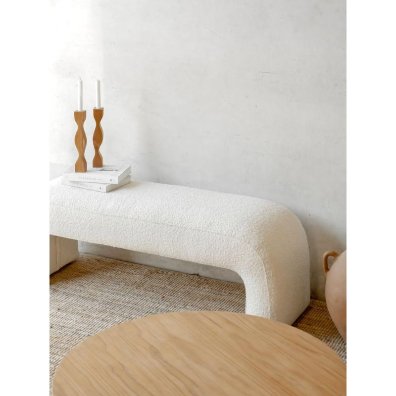 Anahlia Polyester Blend Upholstered Bench